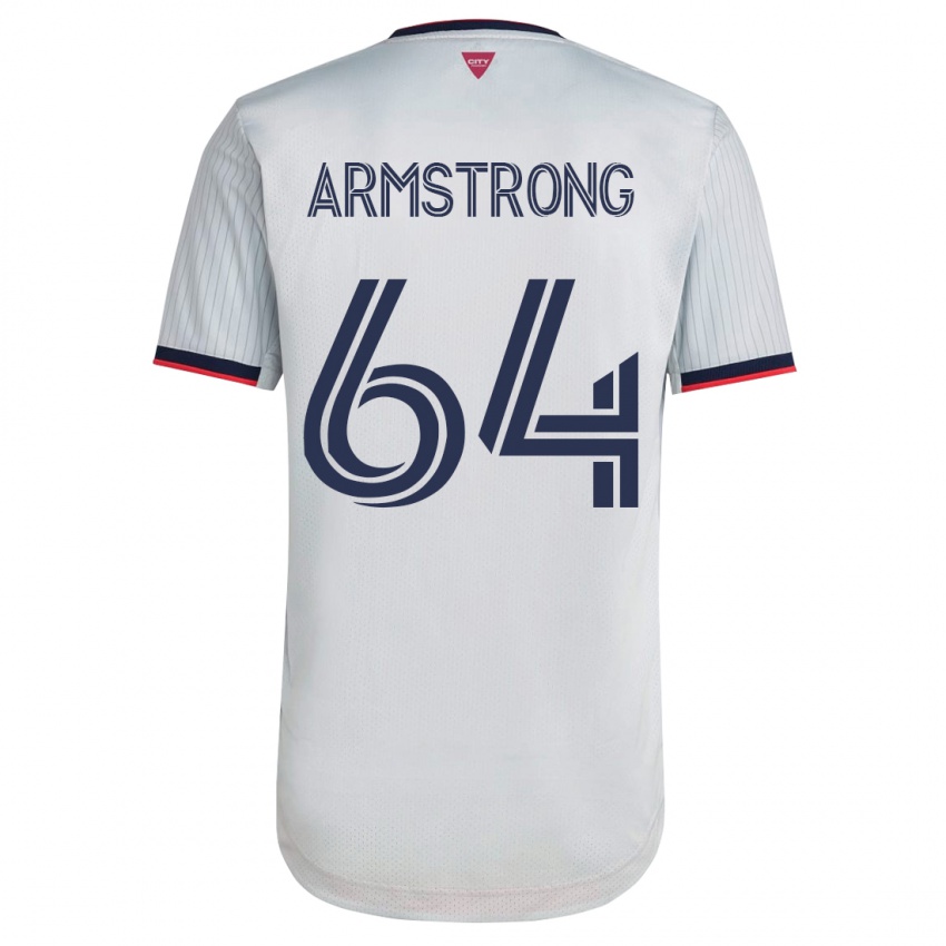 Damen Dida Armstrong #64 Weiß Auswärtstrikot Trikot 2023/24 T-Shirt