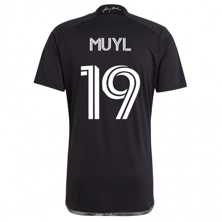 Damen Alex Muyl #19 Schwarz Auswärtstrikot Trikot 2023/24 T-Shirt