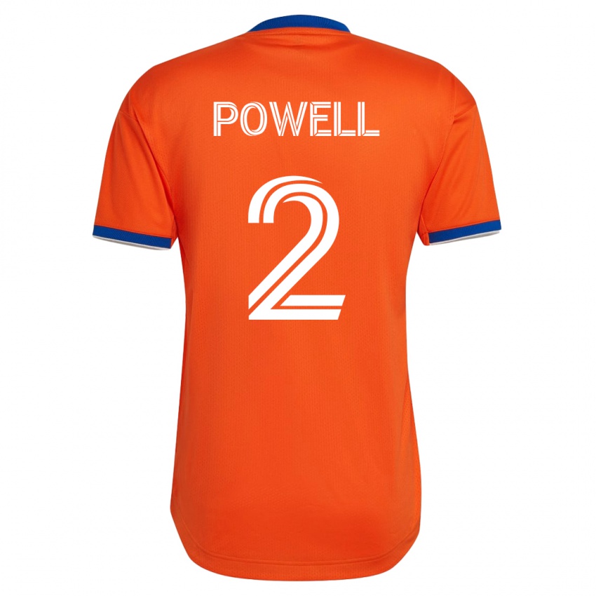 Damen Alvas Powell #2 Weiß Auswärtstrikot Trikot 2023/24 T-Shirt