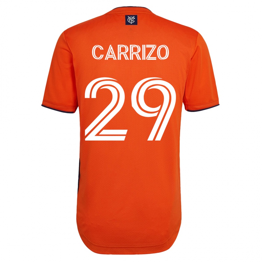 Damen Máximo Carrizo #29 Schwarz Auswärtstrikot Trikot 2023/24 T-Shirt