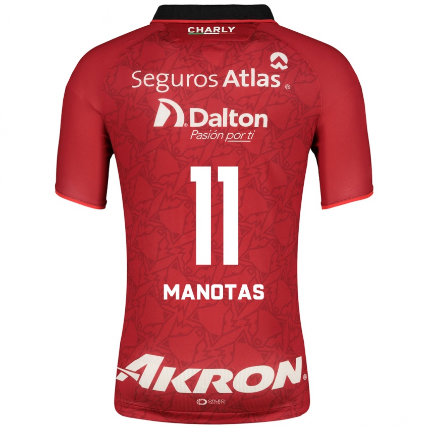 Damen Mauro Manotas #11 Rot Auswärtstrikot Trikot 2023/24 T-Shirt