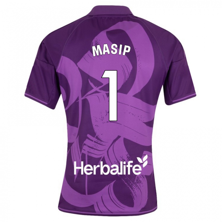 Damen Jordi Masip #1 Violett Auswärtstrikot Trikot 2023/24 T-Shirt