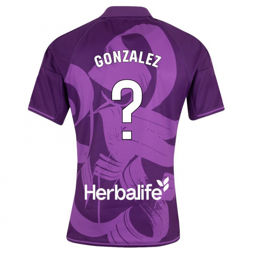 Damen Santi González #0 Violett Auswärtstrikot Trikot 2023/24 T-Shirt