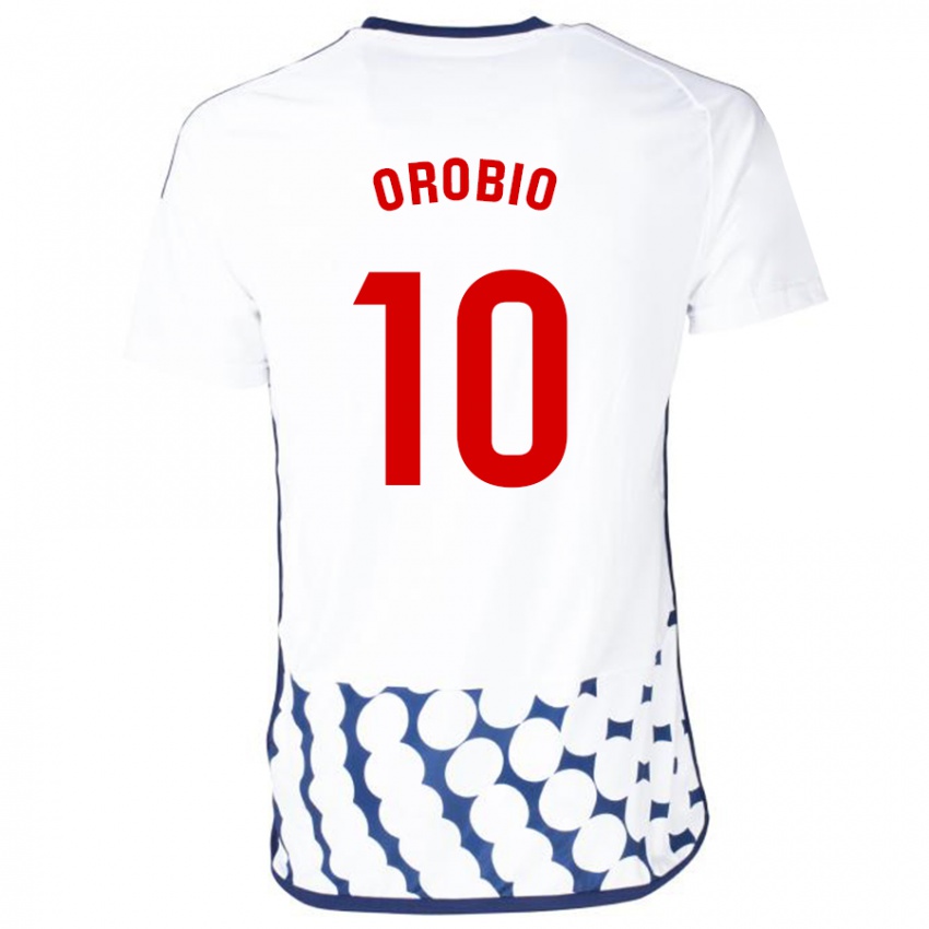 Damen Ekhiotz Orobio #10 Weiß Auswärtstrikot Trikot 2023/24 T-Shirt