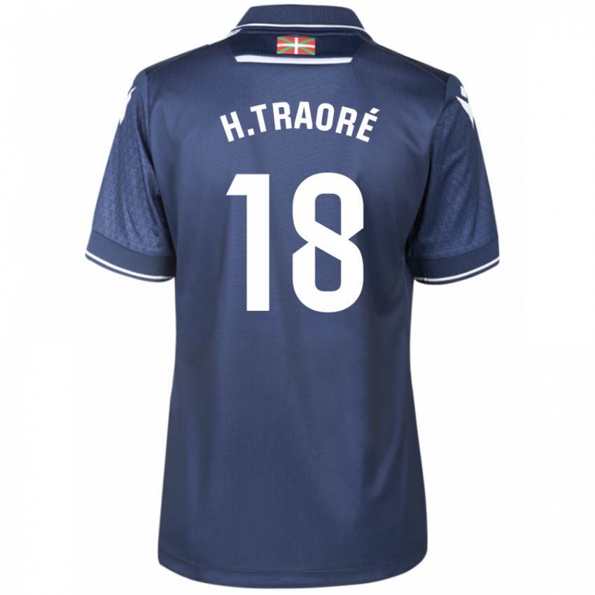 Damen Hamari Traore #18 Marine Auswärtstrikot Trikot 2023/24 T-Shirt