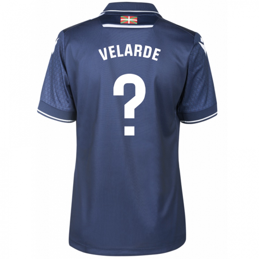 Damen Alain Velarde #0 Marine Auswärtstrikot Trikot 2023/24 T-Shirt