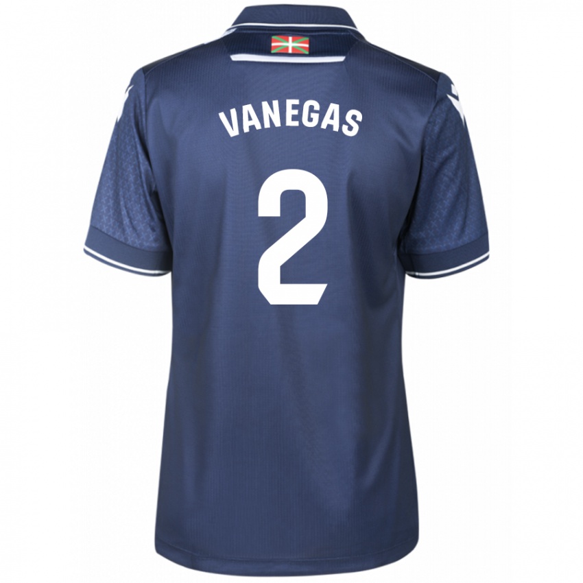 Damen Manuela Vanegas Cataño #2 Marine Auswärtstrikot Trikot 2023/24 T-Shirt