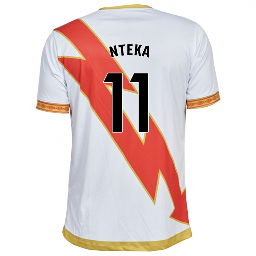 Kinder Randy Nteka #11 Weiß Heimtrikot Trikot 2023/24 T-Shirt