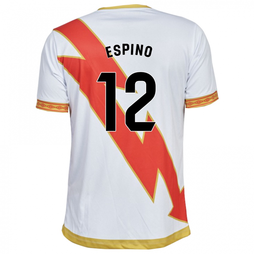 Kinder Alfonso Espino #12 Weiß Heimtrikot Trikot 2023/24 T-Shirt