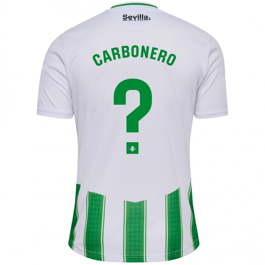 Kinder Marco Carbonero #0 Weiß Heimtrikot Trikot 2023/24 T-Shirt