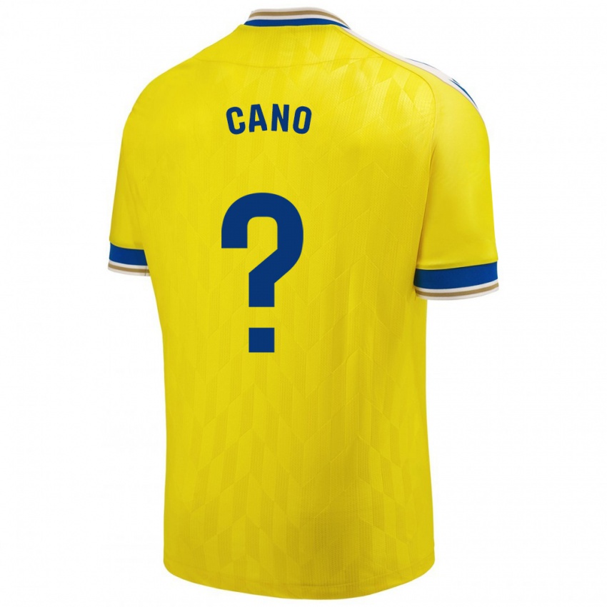 Kinder Rubén Cano #0 Gelb Heimtrikot Trikot 2023/24 T-Shirt