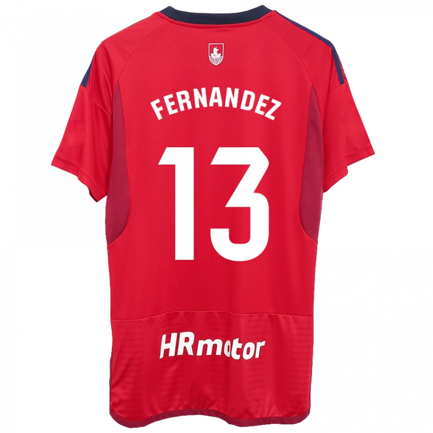 Kinder Aitor Fernández #13 Rot Heimtrikot Trikot 2023/24 T-Shirt