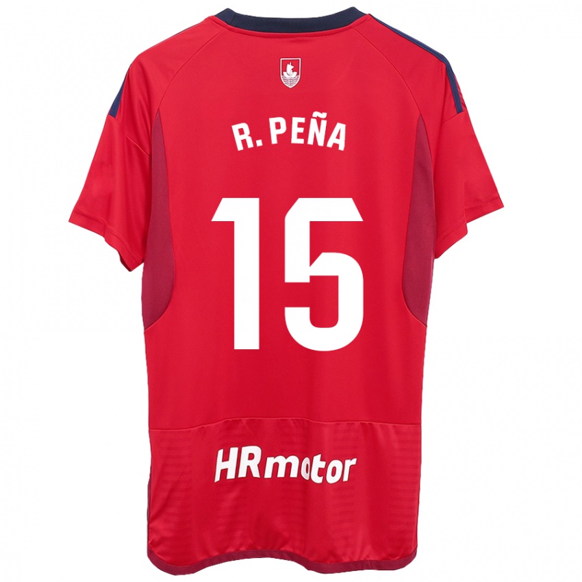 Kinder Rubén Peña #15 Rot Heimtrikot Trikot 2023/24 T-Shirt