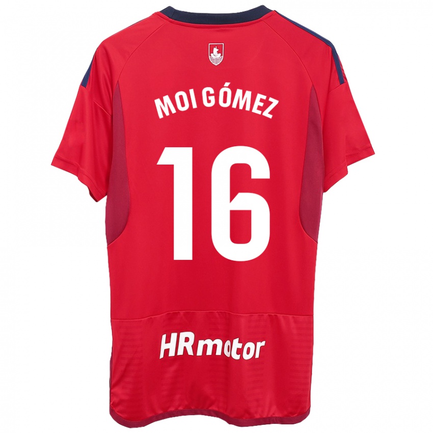 Kinder Moi Gómez #16 Rot Heimtrikot Trikot 2023/24 T-Shirt