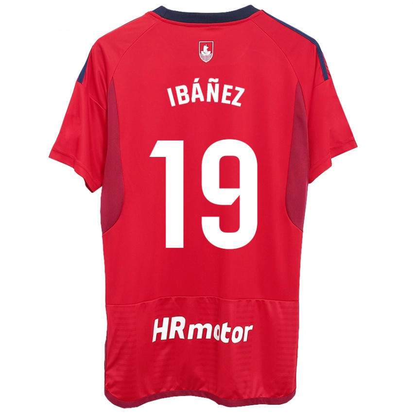 Kinder Pablo Ibáñez #19 Rot Heimtrikot Trikot 2023/24 T-Shirt