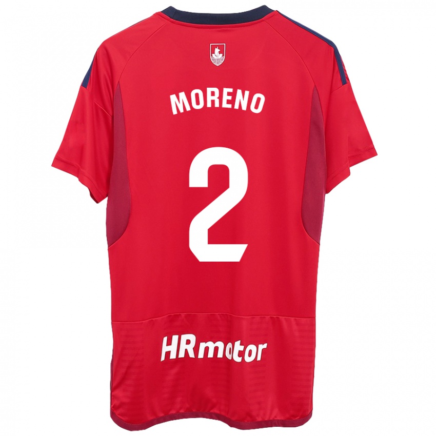 Kinder Jorge Moreno #27 Rot Heimtrikot Trikot 2023/24 T-Shirt