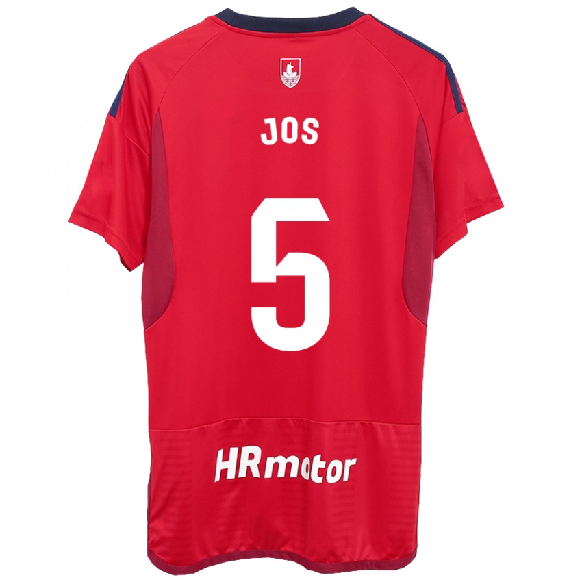 Kinder Josune Urdaniz Maurin #5 Rot Heimtrikot Trikot 2023/24 T-Shirt