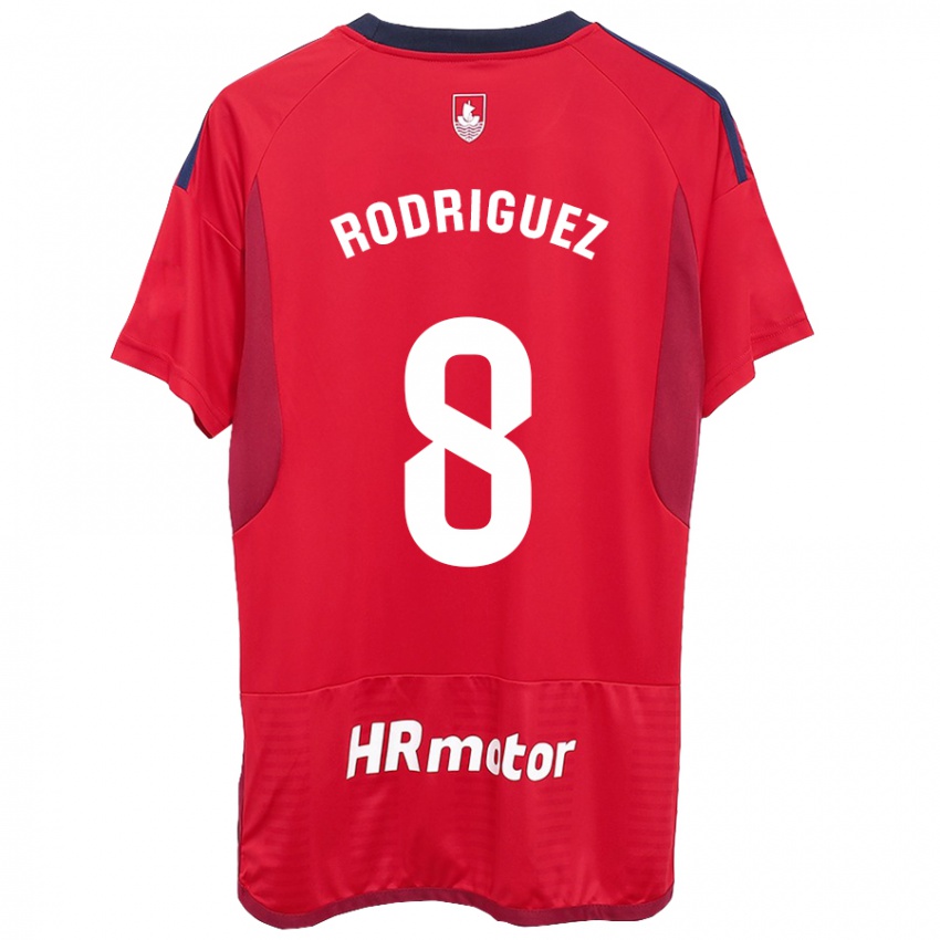 Kinder Vanessa Rodríguez Iribarren #8 Rot Heimtrikot Trikot 2023/24 T-Shirt