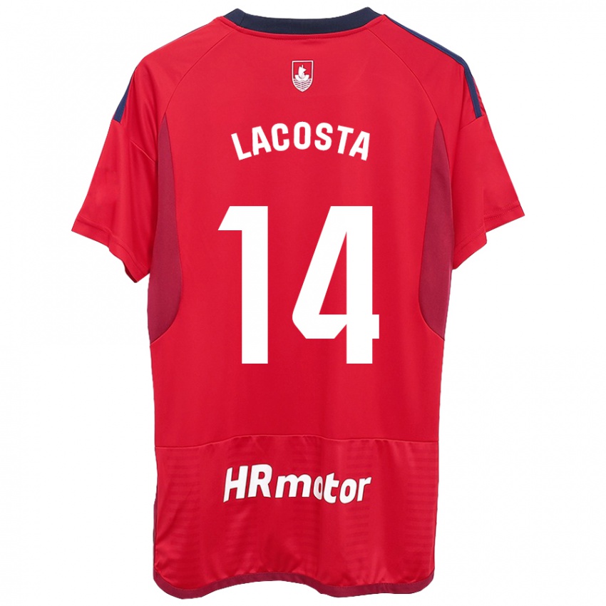 Kinder Iara Lacosta Sanchez #14 Rot Heimtrikot Trikot 2023/24 T-Shirt