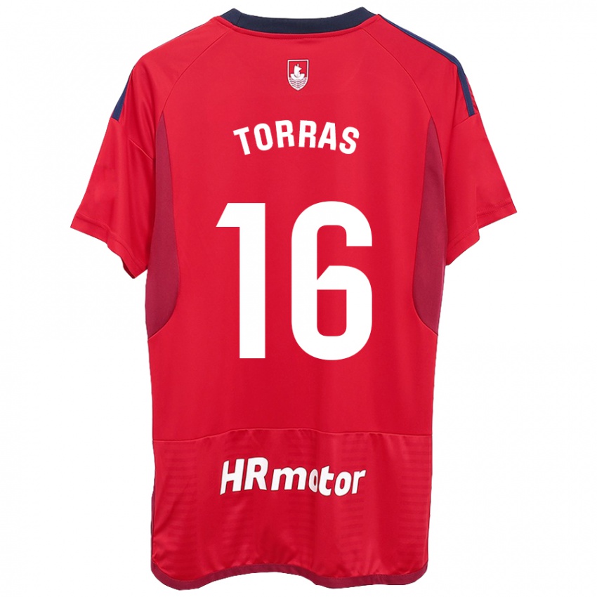 Kinder Mar Torrás De Fortuny #16 Rot Heimtrikot Trikot 2023/24 T-Shirt