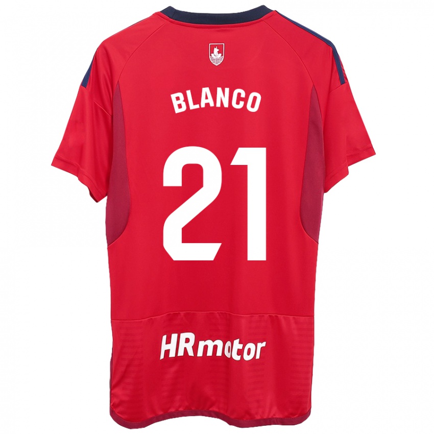 Kinder Alexia Blanco Llacuno #21 Rot Heimtrikot Trikot 2023/24 T-Shirt