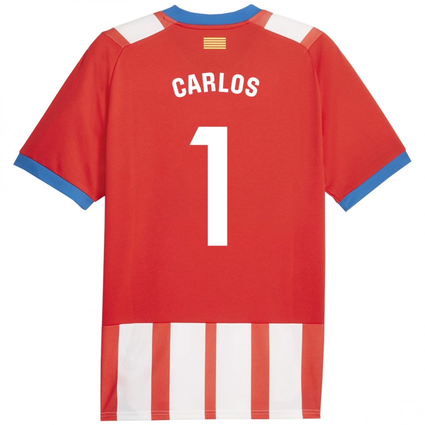 Kinder Juan Carlos #1 Rot-Weiss Heimtrikot Trikot 2023/24 T-Shirt