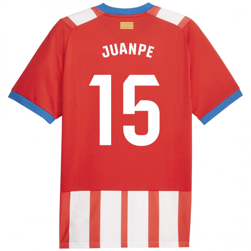 Kinder Juanpe #15 Rot-Weiss Heimtrikot Trikot 2023/24 T-Shirt
