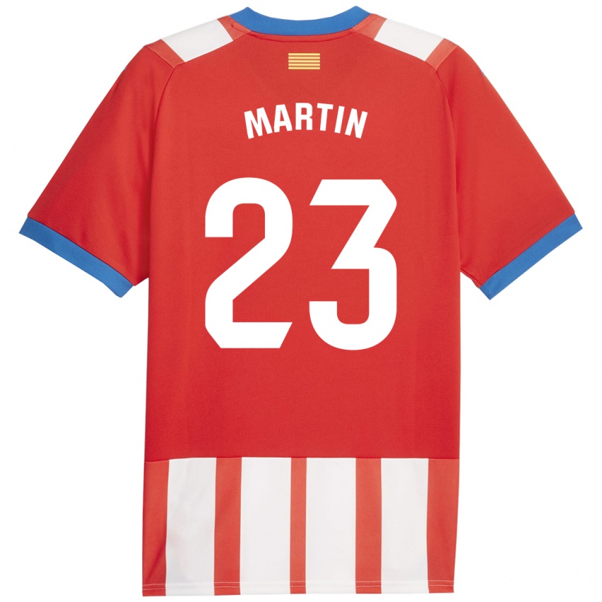 Kinder Iván Martín #23 Rot-Weiss Heimtrikot Trikot 2023/24 T-Shirt