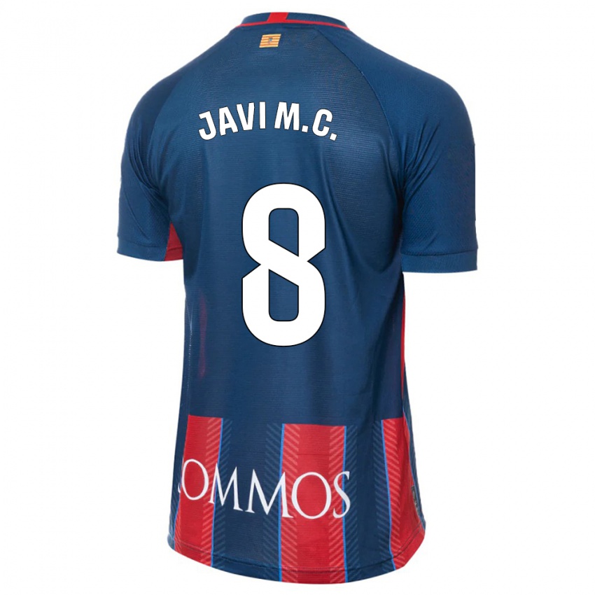 Kinder Javi Martínez #8 Marine Heimtrikot Trikot 2023/24 T-Shirt