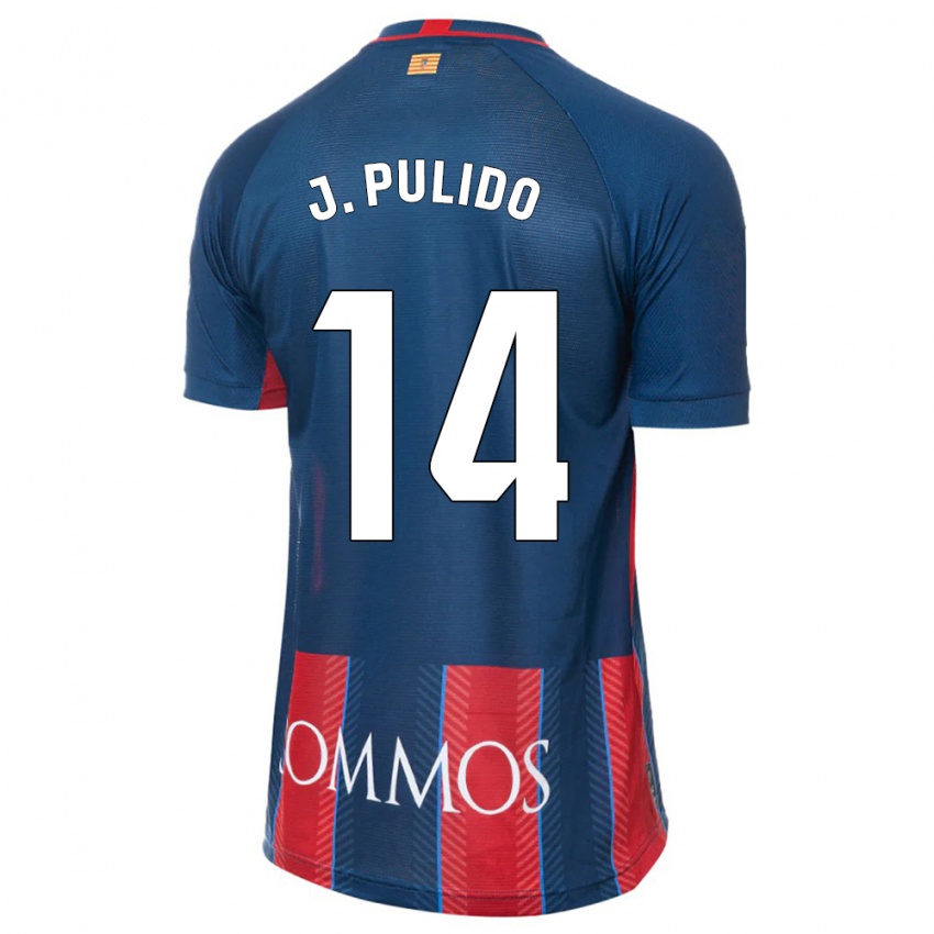 Kinder Jorge Pulido #14 Marine Heimtrikot Trikot 2023/24 T-Shirt