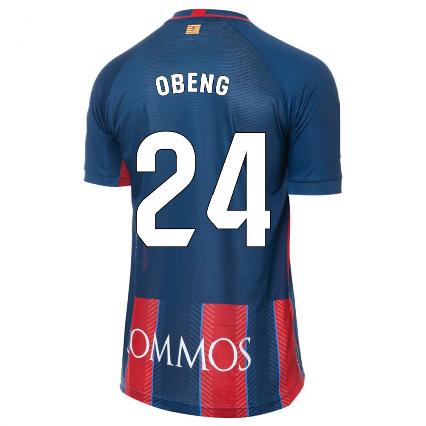 Kinder Samuel Obeng #24 Marine Heimtrikot Trikot 2023/24 T-Shirt