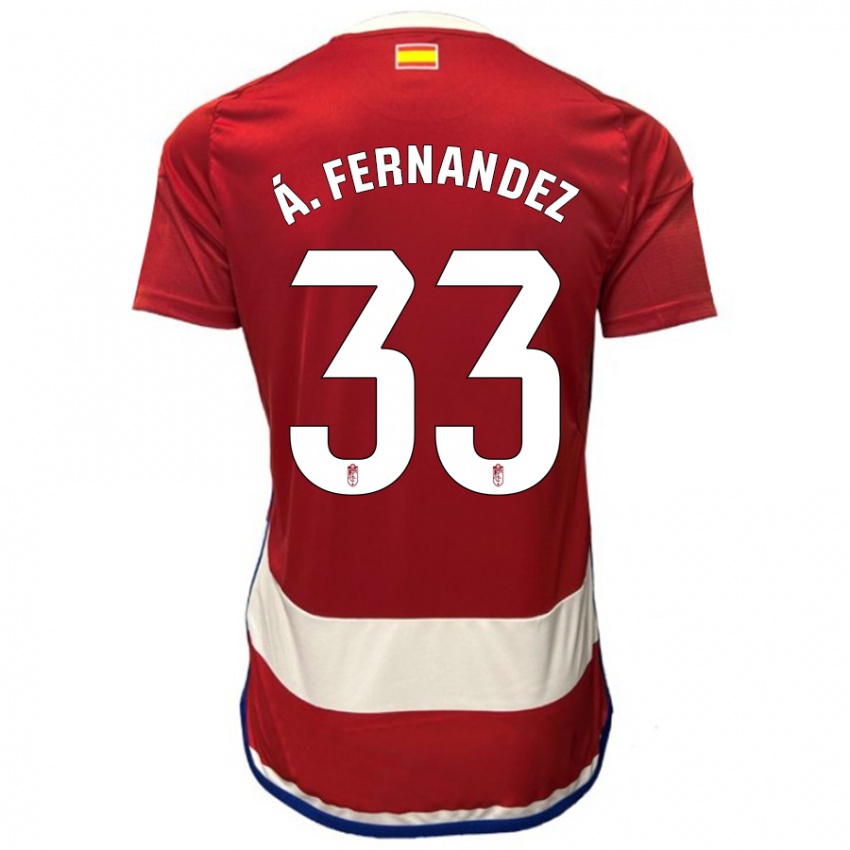Kinder Álvaro Fernández #33 Rot Heimtrikot Trikot 2023/24 T-Shirt