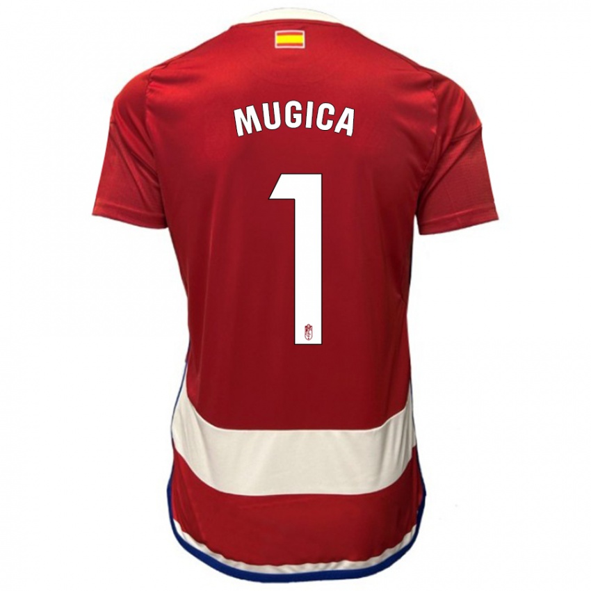 Kinder Juan Múgica #1 Rot Heimtrikot Trikot 2023/24 T-Shirt