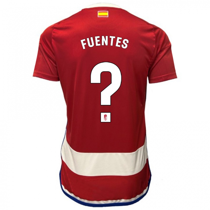 Kinder Alejandro Fuentes #0 Rot Heimtrikot Trikot 2023/24 T-Shirt