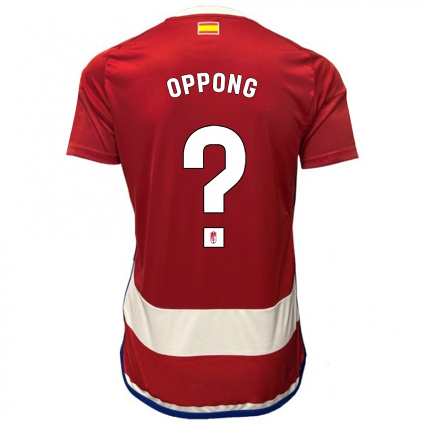 Kinder Oscar Naasei Oppong #0 Rot Heimtrikot Trikot 2023/24 T-Shirt