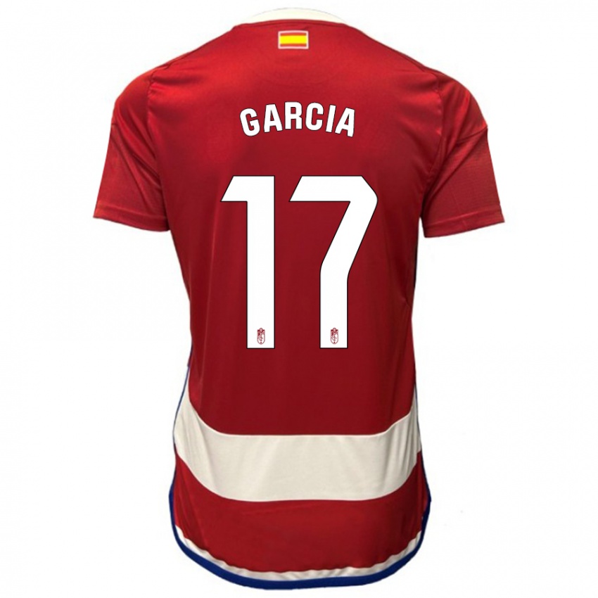 Kinder Naima García #17 Rot Heimtrikot Trikot 2023/24 T-Shirt