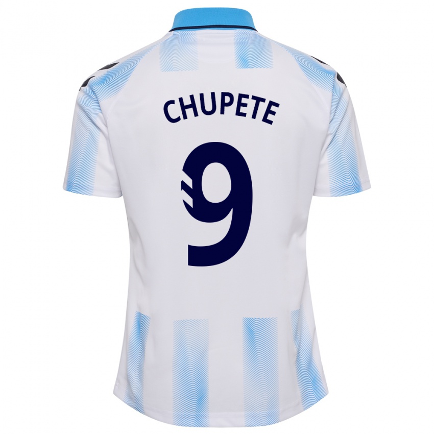 Kinder Chupete #9 Weiß Blau Heimtrikot Trikot 2023/24 T-Shirt