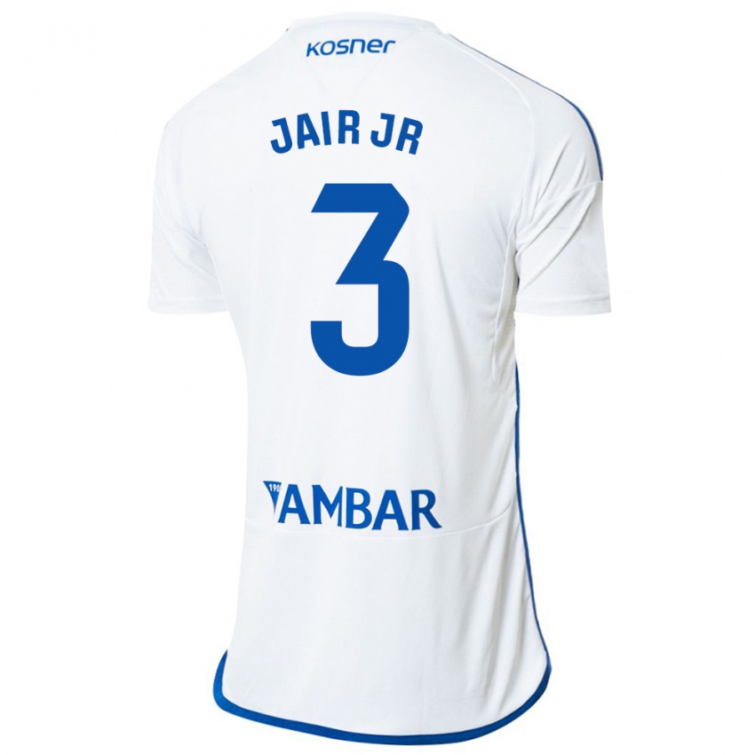 Kinder Jair Amador #3 Weiß Heimtrikot Trikot 2023/24 T-Shirt