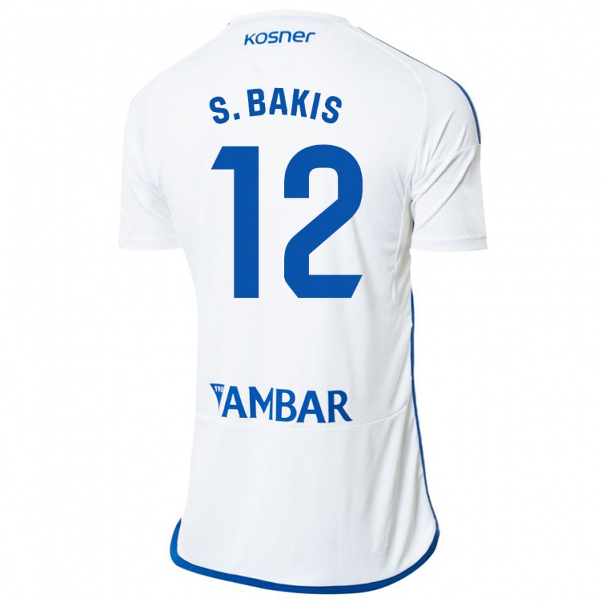 Kinder Sinan Bakış #12 Weiß Heimtrikot Trikot 2023/24 T-Shirt