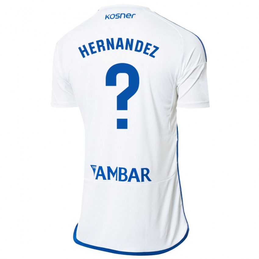 Kinder Diego Hernández #0 Weiß Heimtrikot Trikot 2023/24 T-Shirt