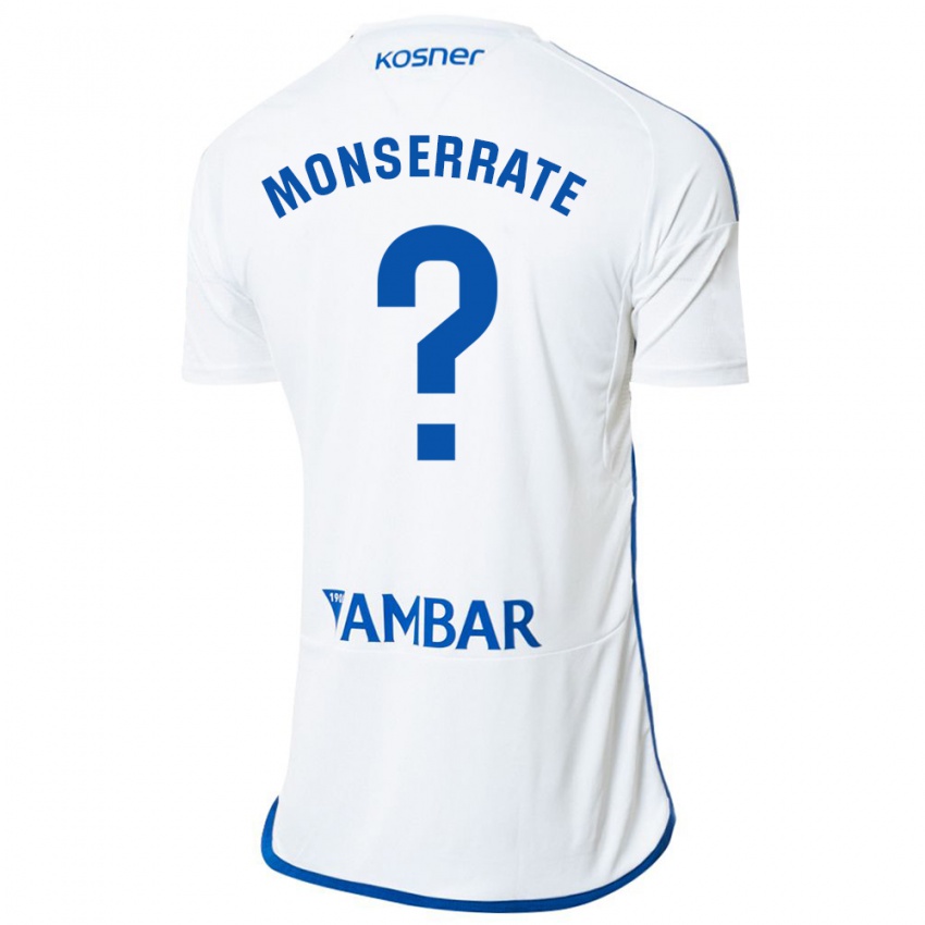 Kinder Jano Monserrate #0 Weiß Heimtrikot Trikot 2023/24 T-Shirt