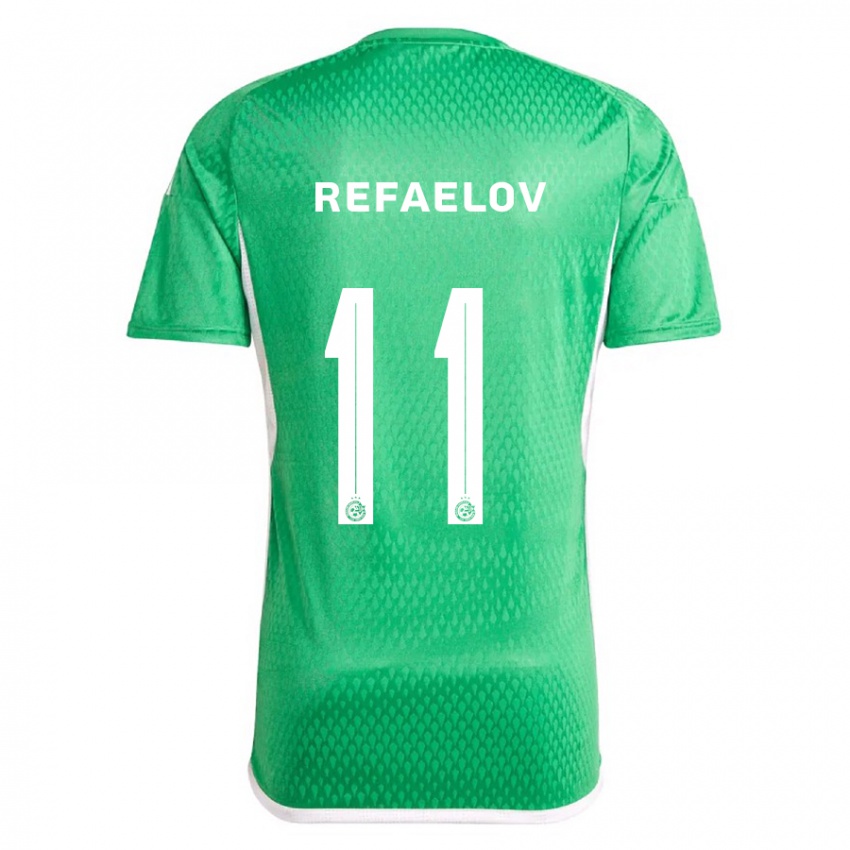 Kinder Lior Refaelov #11 Weiß Blau Heimtrikot Trikot 2023/24 T-Shirt