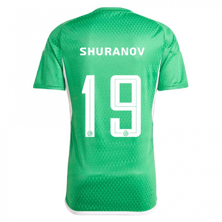 Kinder Erik Shuranov #19 Weiß Blau Heimtrikot Trikot 2023/24 T-Shirt