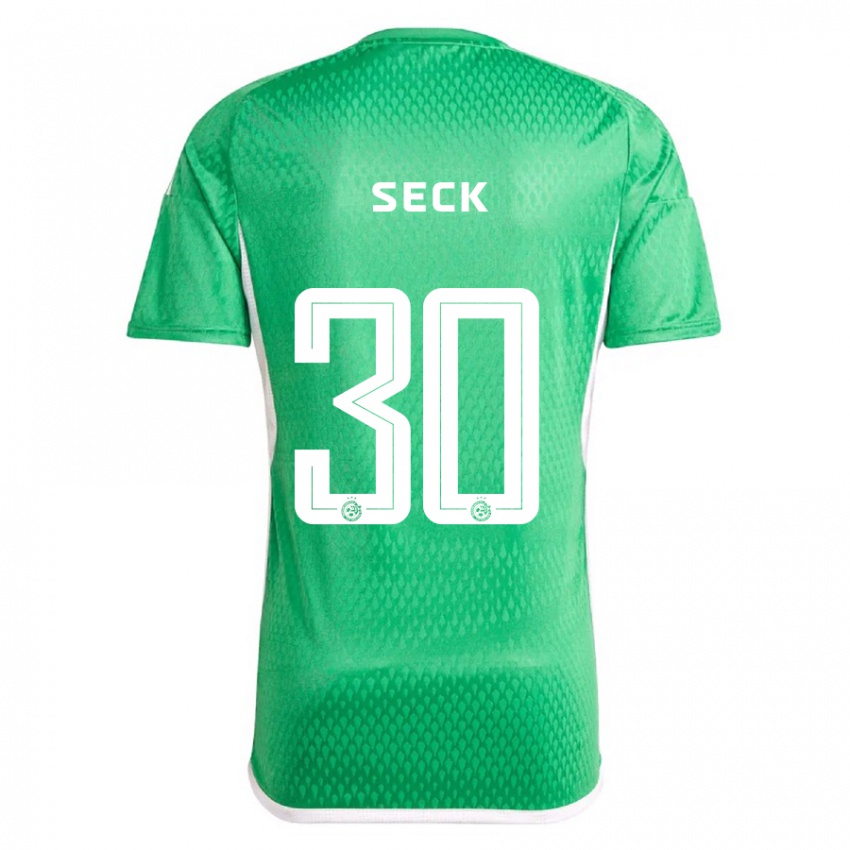 Kinder Abdoulaye Seck #30 Weiß Blau Heimtrikot Trikot 2023/24 T-Shirt