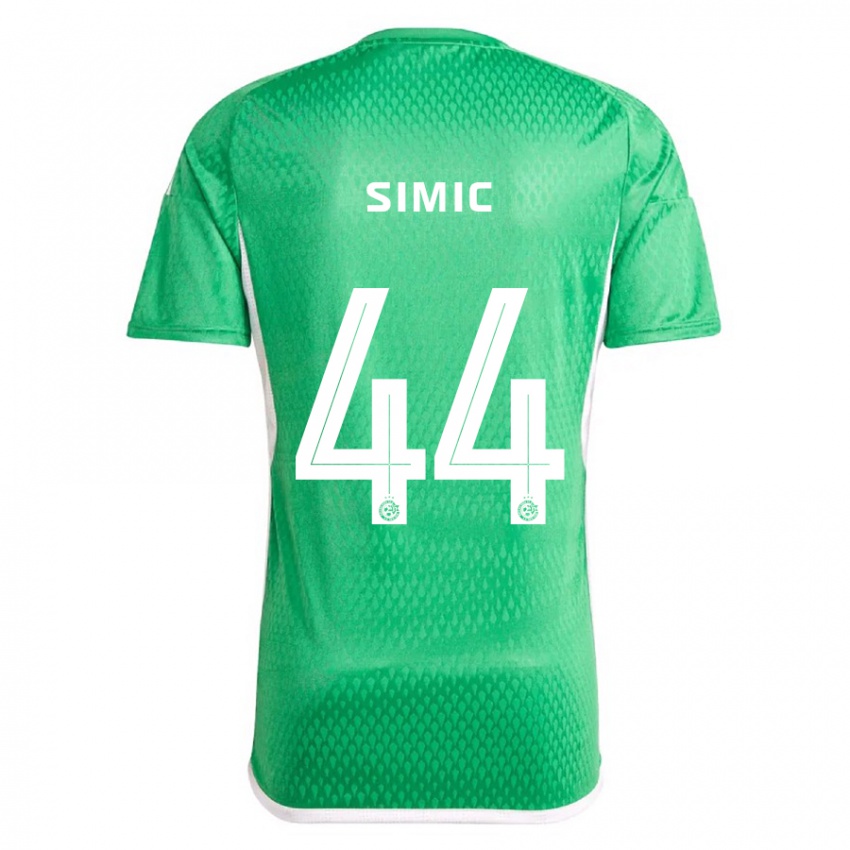 Kinder Lorenco Simic #44 Weiß Blau Heimtrikot Trikot 2023/24 T-Shirt