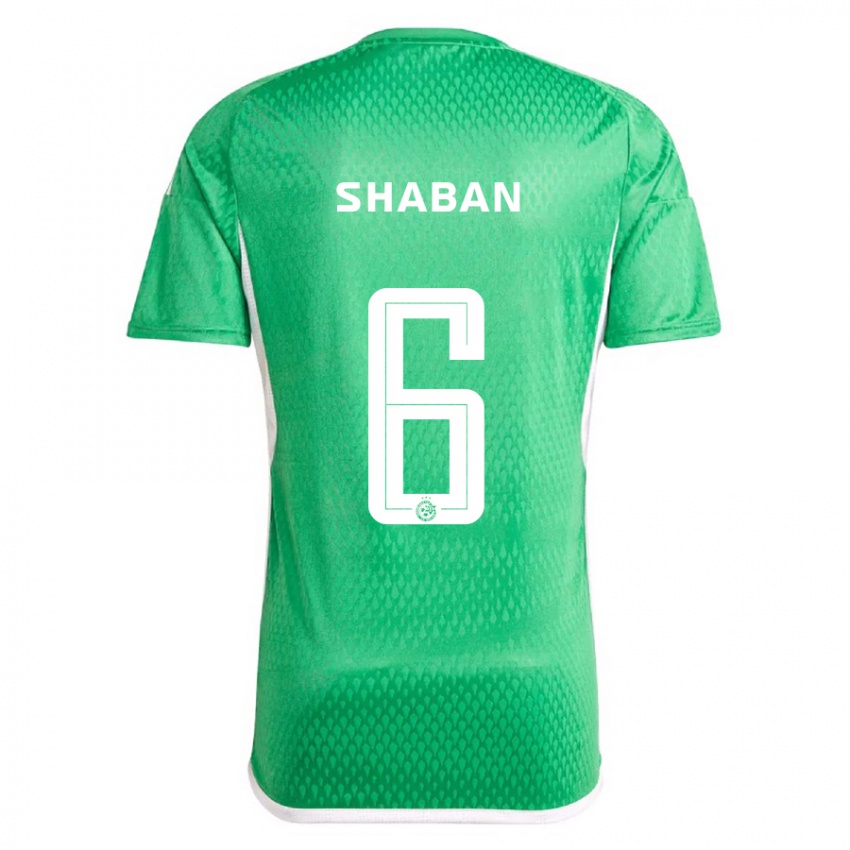 Kinder Loay Shaban #6 Weiß Blau Heimtrikot Trikot 2023/24 T-Shirt