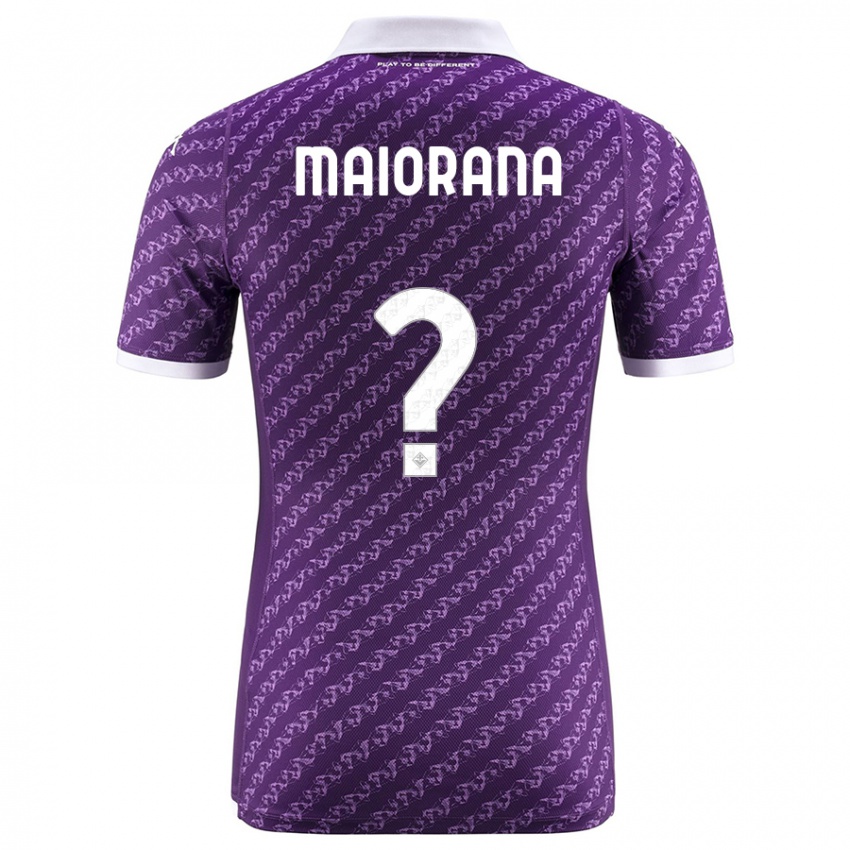 Kinder Stefano Maiorana #0 Violett Heimtrikot Trikot 2023/24 T-Shirt