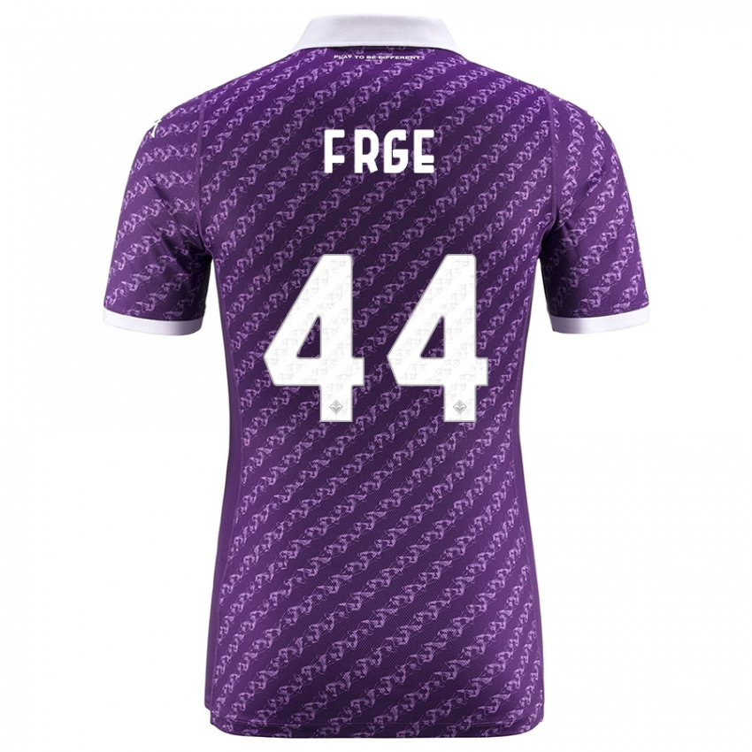 Kinder Emma Færge #44 Violett Heimtrikot Trikot 2023/24 T-Shirt