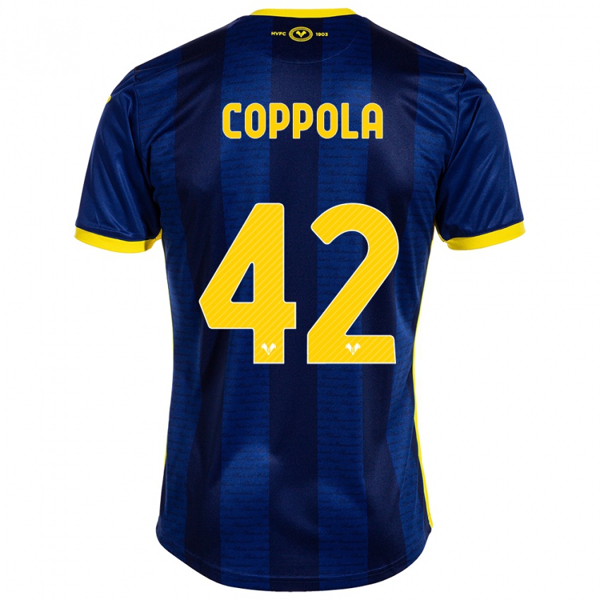 Kinder Diego Coppola #42 Marine Heimtrikot Trikot 2023/24 T-Shirt