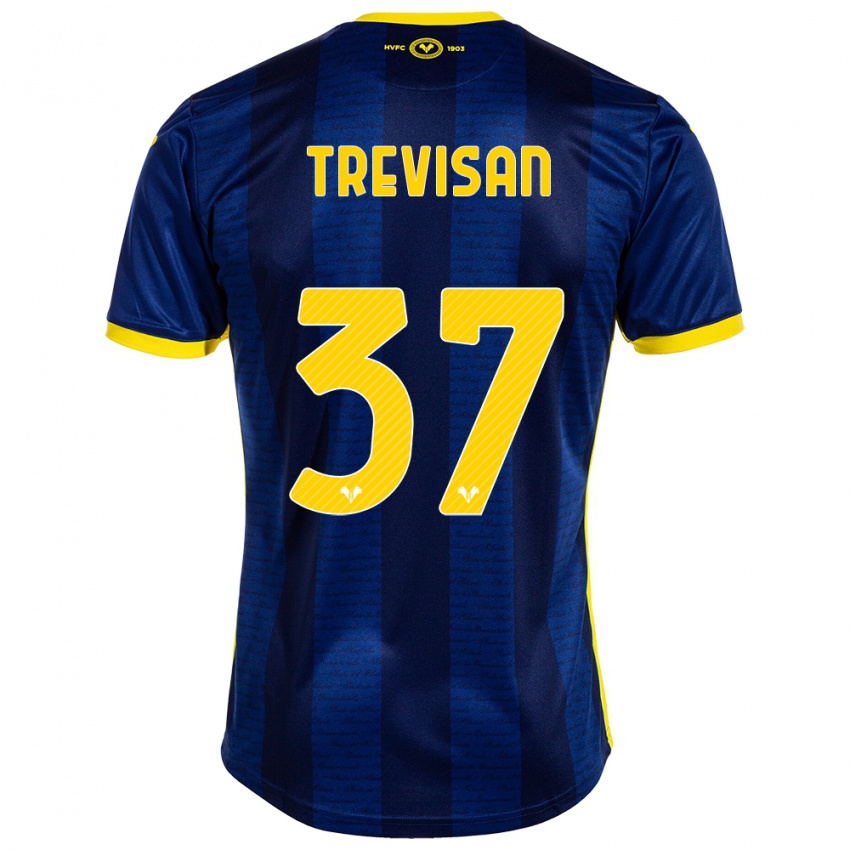 Kinder Michael Trevisan #37 Marine Heimtrikot Trikot 2023/24 T-Shirt